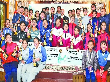 Amar light table tennis tournament